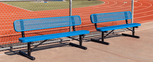 outdoor benches at school