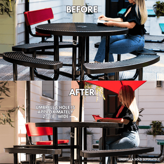 Round Kids Picnic Table