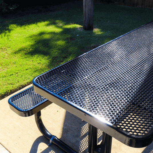 6 FT Rectangular Kids Picnic Table With Colored Frame