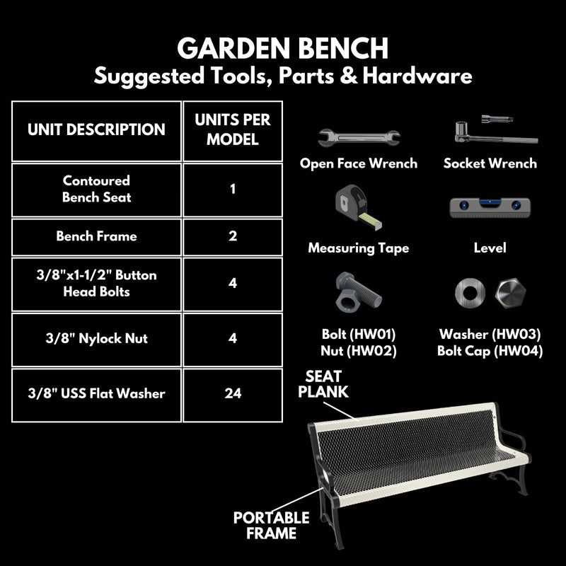 Load image into Gallery viewer, 4FT Garden Bench
