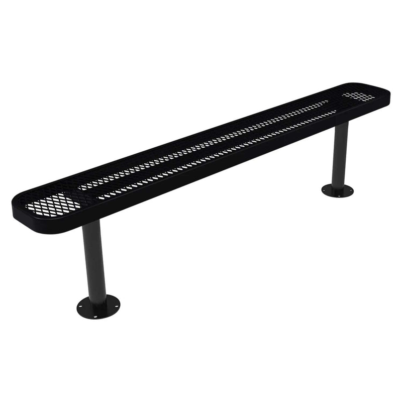 Load image into Gallery viewer, 6FT Commercial Park Bench without Back, Surface Mount Frame