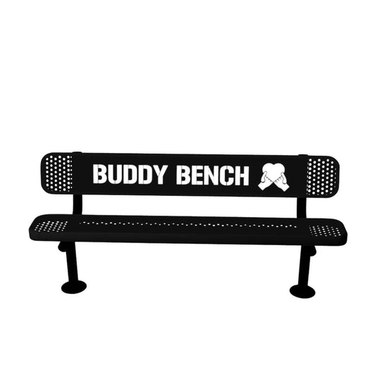 Buddy Bench with Surface Mount Frame