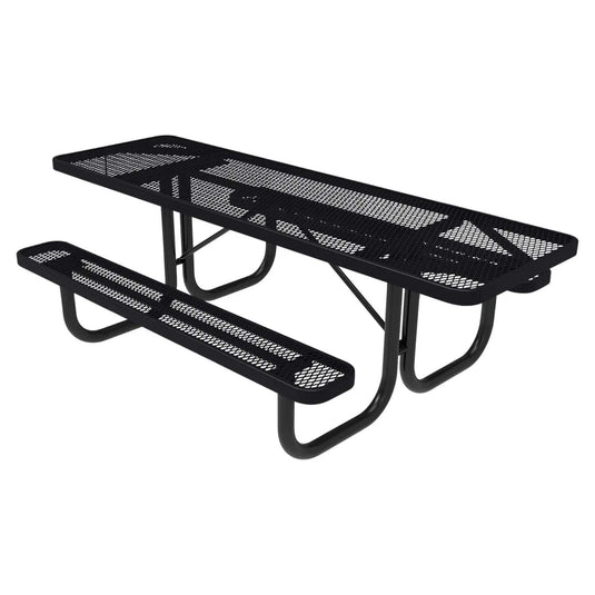 Both-Ends ADA-Accessible Weatherproof Rectangular Outdoor Picnic Table