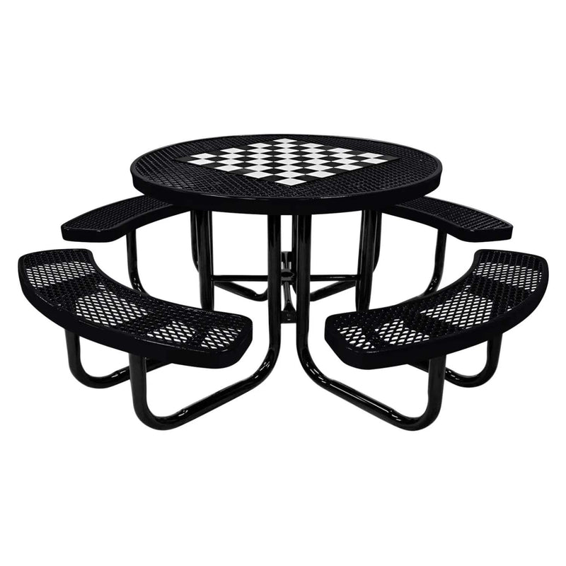 Load image into Gallery viewer, Game-Edition Round Outdoor Picnic Table