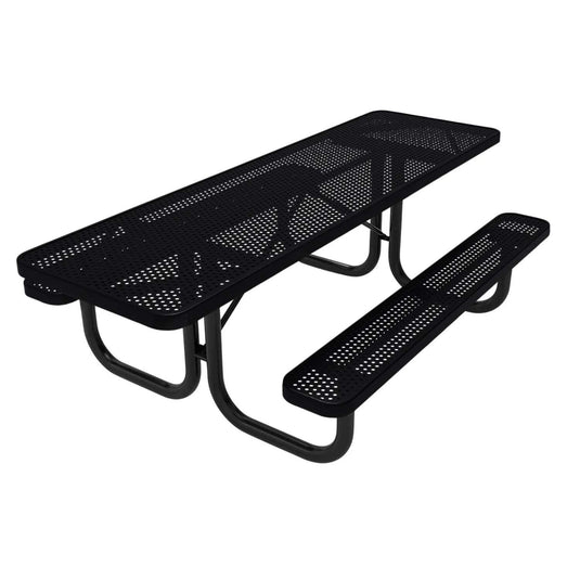 Both-Ends ADA-Accessible Weatherproof Rectangular Outdoor Picnic Table