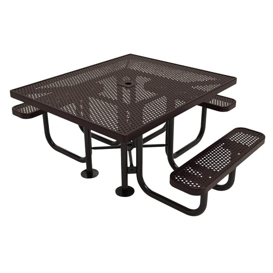 46" x 54" ADA-Accessible Weatherproof Square Outdoor Picnic Tables