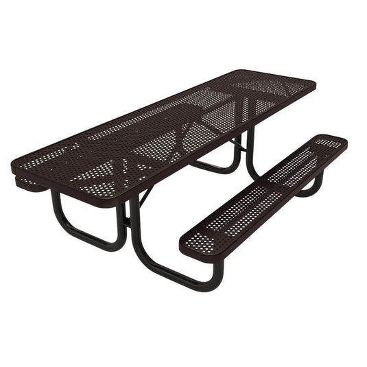 Both-Ends ADA-Accessible Weatherproof Rectangular Outdoor Picnic Table