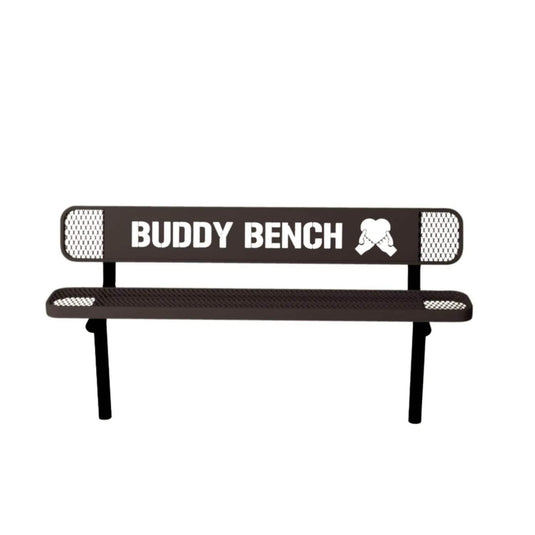 Buddy Bench with Inground Mount Frame
