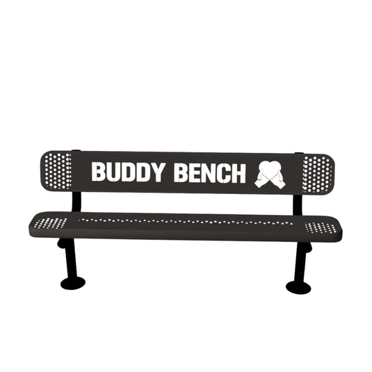 Buddy Bench with Surface Mount Frame