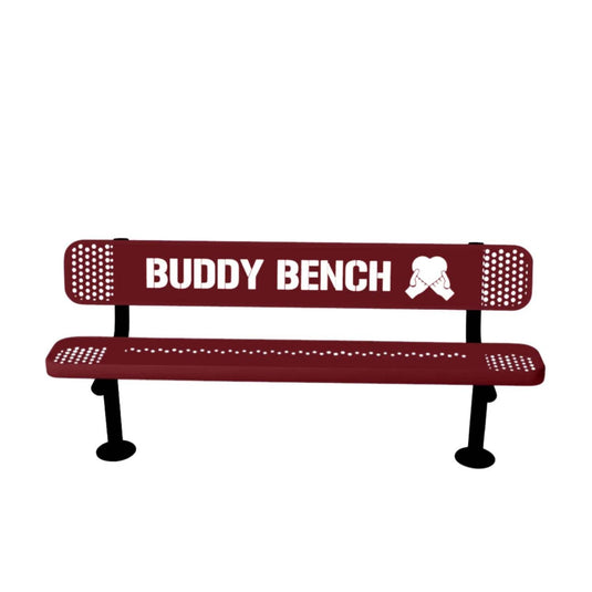 Buddy Bench with Surface Mount Frame
