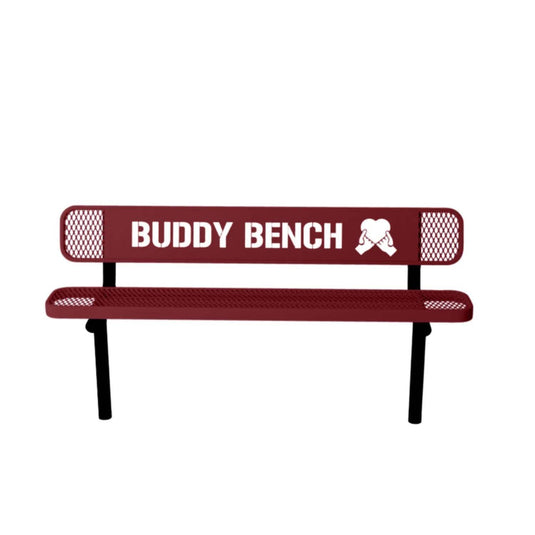 Buddy Bench with Inground Mount Frame