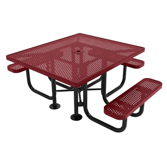 46" x 54" ADA-Accessible Weatherproof Square Outdoor Picnic Tables