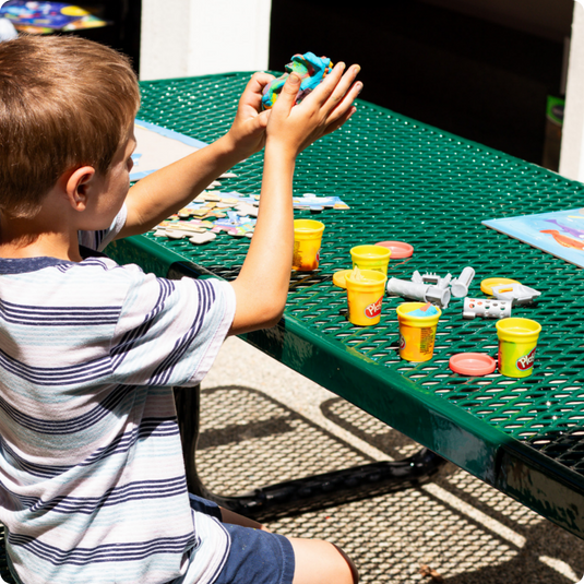 Stain-Resistant Picnic Tables for Creative Outdoor Play