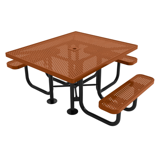 46" x 54" ADA-Accessible Weatherproof Square Outdoor Picnic Tables