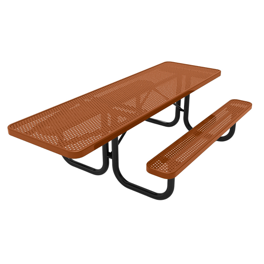 One-End ADA-Accessible Weatherproof Rectangular Outdoor Picnic Table