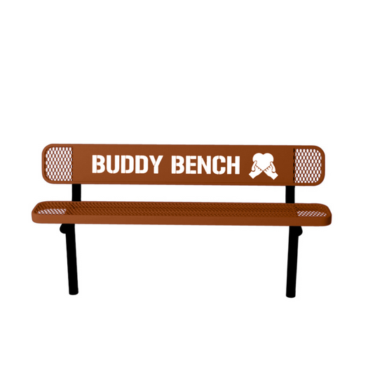 Buddy Bench with Inground Mount Frame