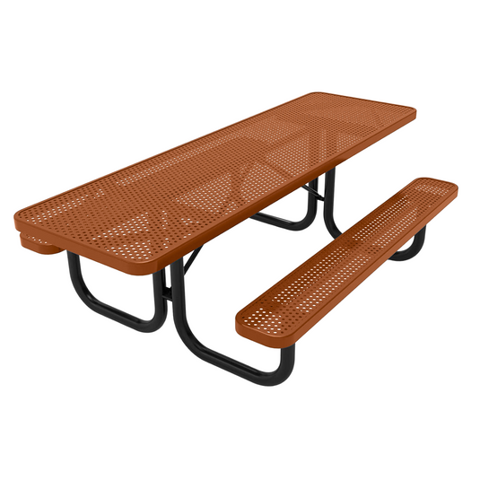 Both-Ends ADA-Accessible Weatherproof Rectangular Outdoor Picnic Table