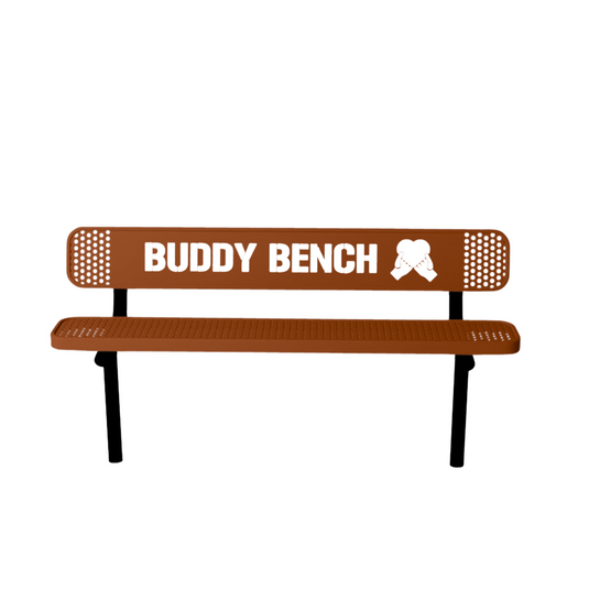 Buddy Bench with Inground Mount Frame