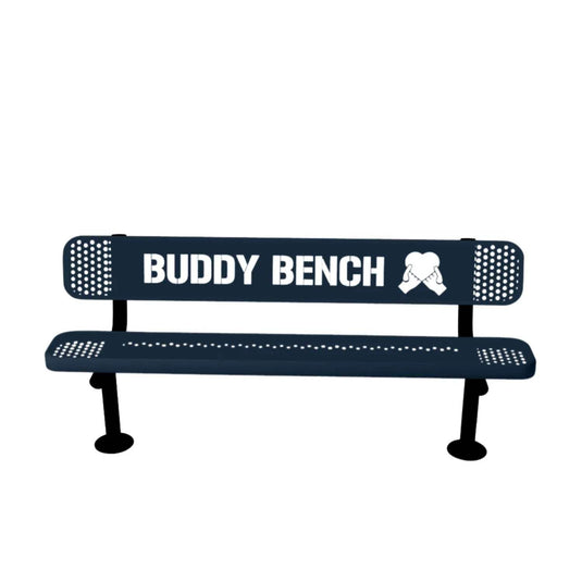 Buddy Bench with Surface Mount Frame