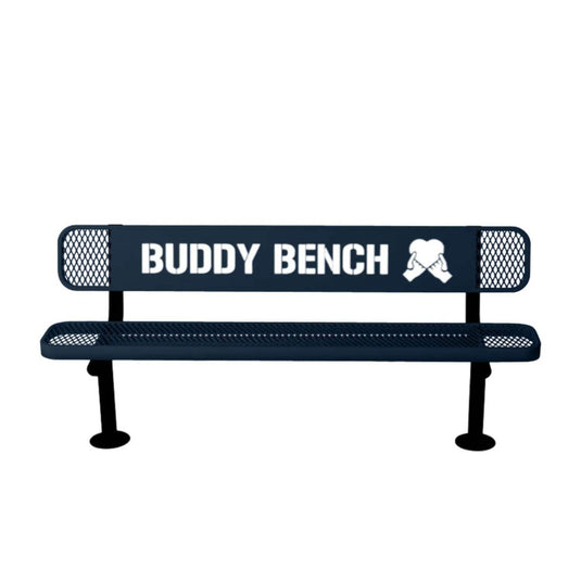 Buddy Bench with Surface Mount Frame