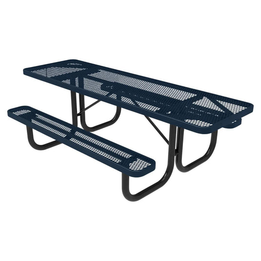 Both-Ends ADA-Accessible Weatherproof Rectangular Outdoor Picnic Table
