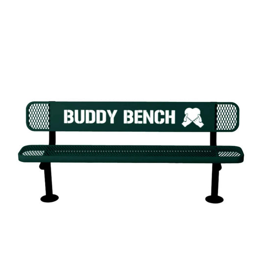 Buddy Bench with Surface Mount Frame