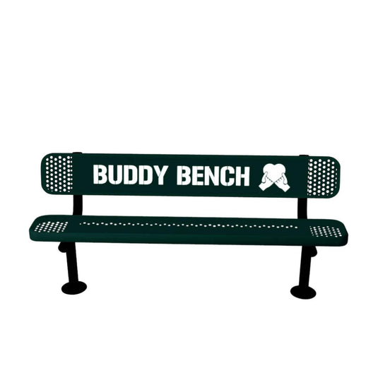 Buddy Bench with Surface Mount Frame