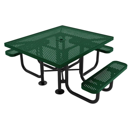 46" x 54" ADA-Accessible Weatherproof Square Outdoor Picnic Tables