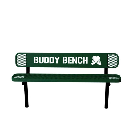 Buddy Bench with Inground Mount Frame