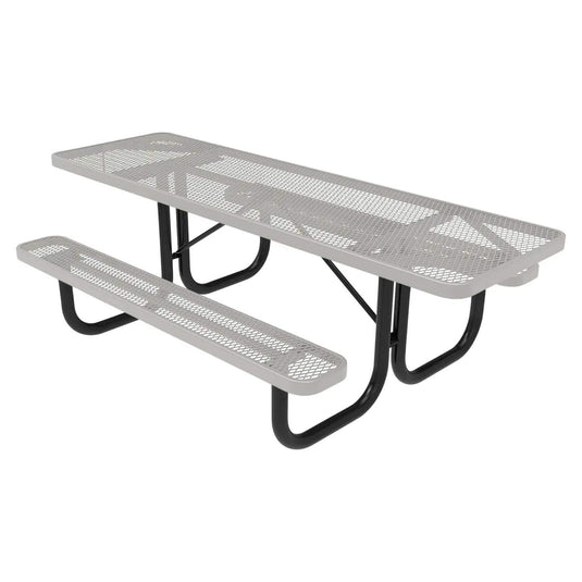 Both-Ends ADA-Accessible Weatherproof Rectangular Outdoor Picnic Table