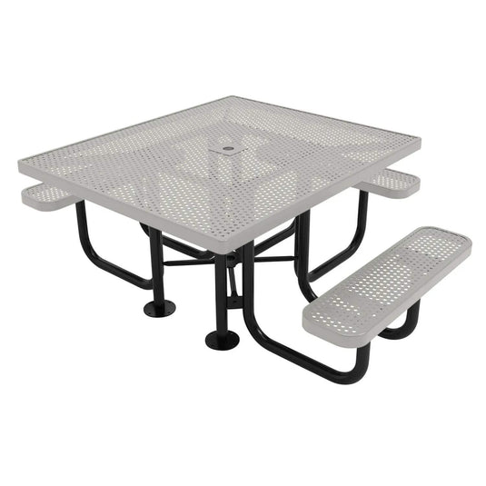 46" x 54" ADA-Accessible Weatherproof Square Outdoor Picnic Tables