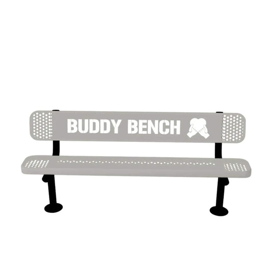 Buddy Bench with Surface Mount Frame