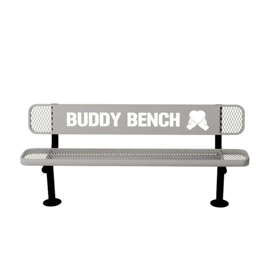 Buddy Bench with Surface Mount Frame