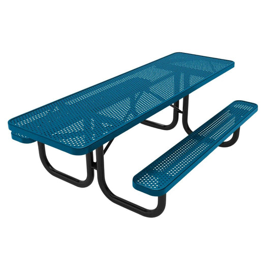 Both-Ends ADA-Accessible Weatherproof Rectangular Outdoor Picnic Table