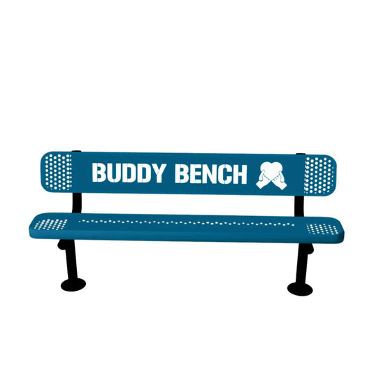 Buddy Bench with Surface Mount Frame