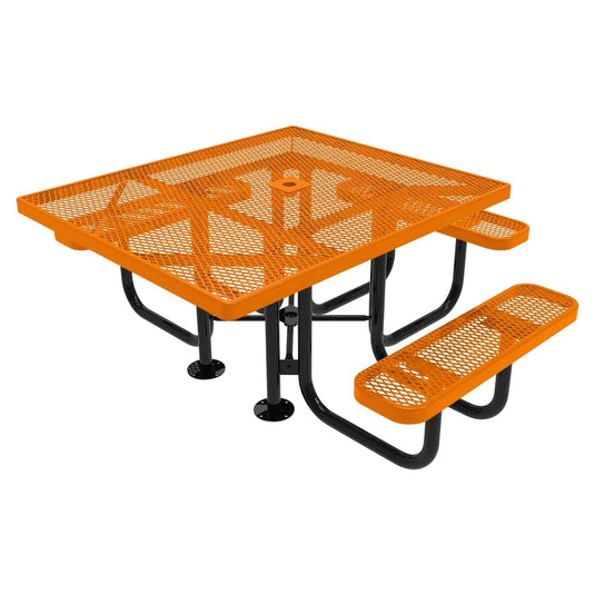 46" x 54" ADA-Accessible Weatherproof Square Outdoor Picnic Tables