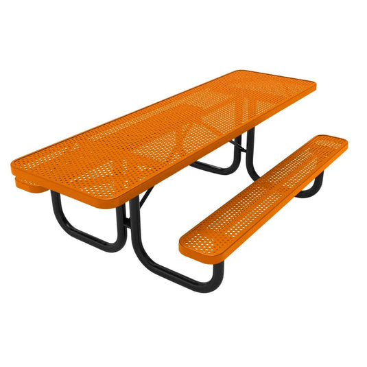 Both-Ends ADA-Accessible Weatherproof Rectangular Outdoor Picnic Table