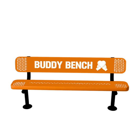 Buddy Bench with Surface Mount Frame