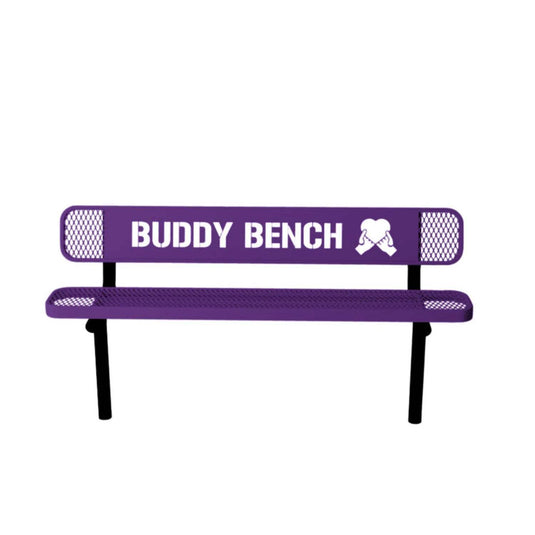 Buddy Bench with Inground Mount Frame