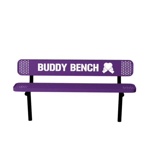 Buddy Bench with Inground Mount Frame