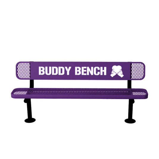 Buddy Bench with Surface Mount Frame