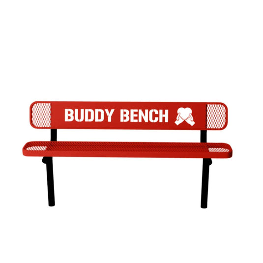 Buddy Bench with Inground Mount Frame