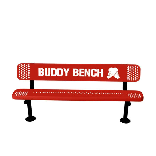 Buddy Bench with Surface Mount Frame