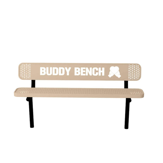 Buddy Bench with Inground Mount Frame