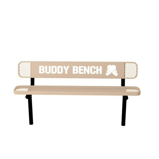 Buddy Bench with Inground Mount Frame