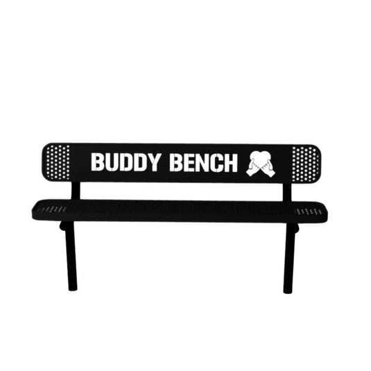 Buddy Bench with Inground Mount Frame