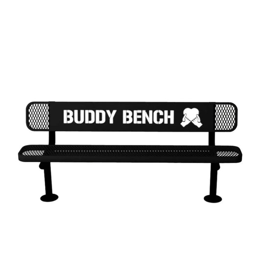 Buddy Bench with Surface Mount Frame
