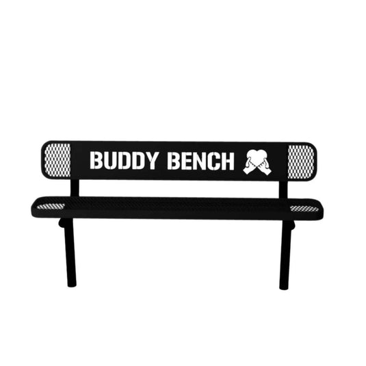 Buddy Bench with Inground Mount Frame