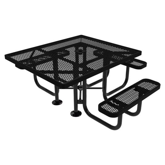 46" x 54" ADA-Accessible Weatherproof Square Outdoor Picnic Tables
