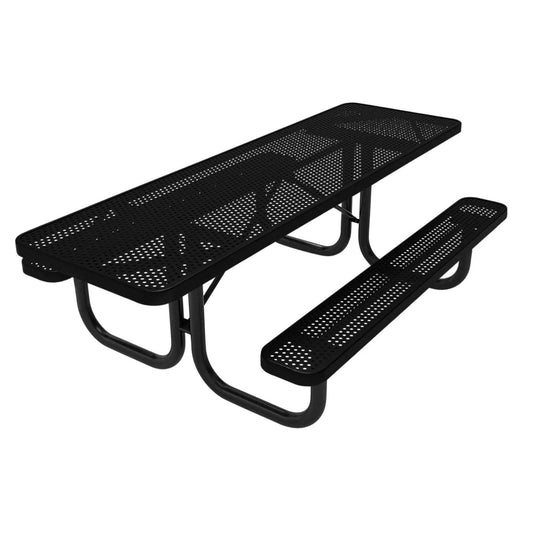 Both-Ends ADA-Accessible Weatherproof Rectangular Outdoor Picnic Table